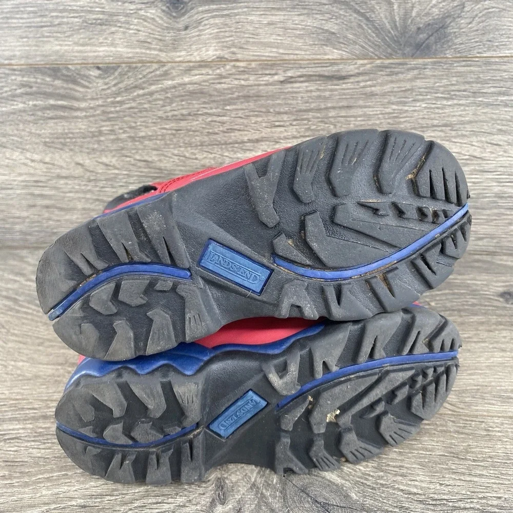 Lands End Youth Toddler Kids Winter Boots‎ Size 10M Red